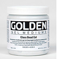 Golden Glass Bead Gel