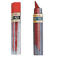 Pentel Lead Refills Red
