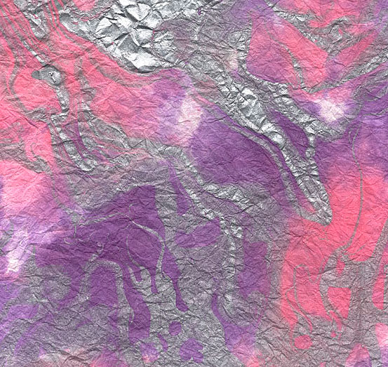 Momi Marble Pink/Purple/Silver