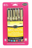 Micron 6 Color Pens Set